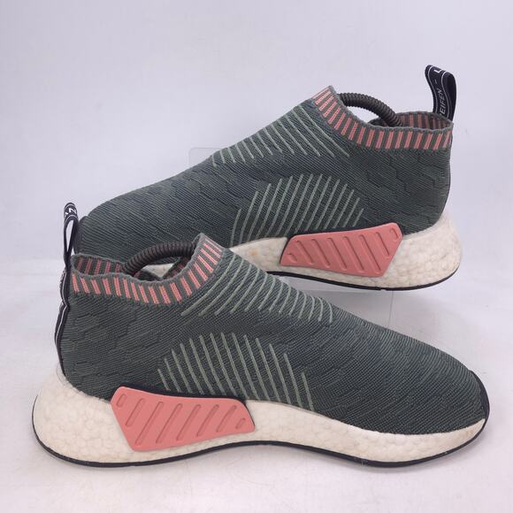 Adidas NMD CS2 Athletic Slip On Training Shoe Womens Size 9 BY8781 Gray White - Picture 5 of 10